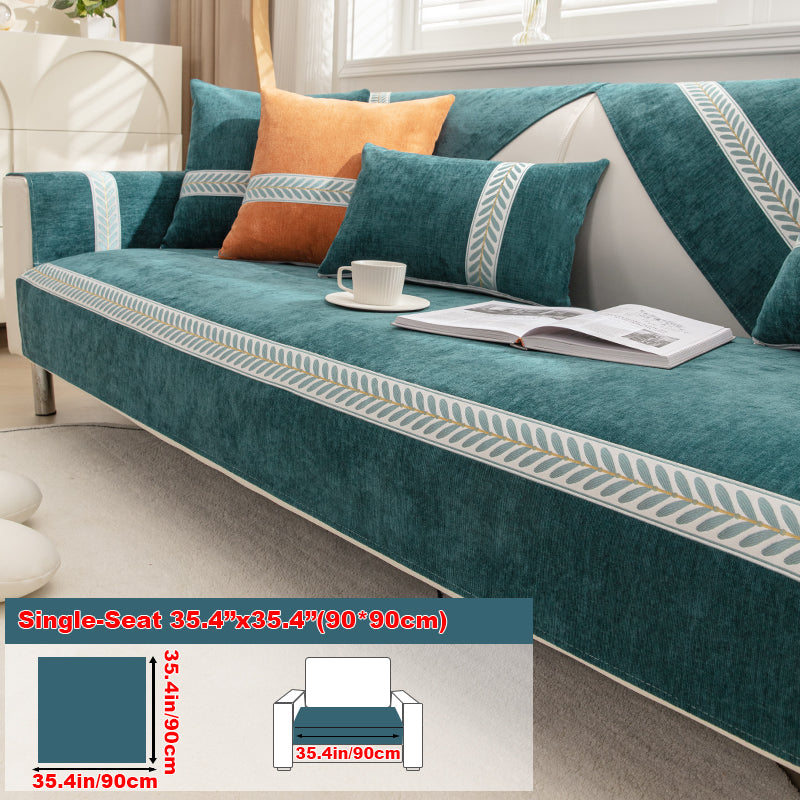 1pc solid color sofa cushion for all seasons, simple and modern, decoration for living room and bedroom, sofa cushion