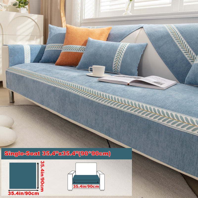 1pc solid color sofa cushion for all seasons, simple and modern, decoration for living room and bedroom, sofa cushion