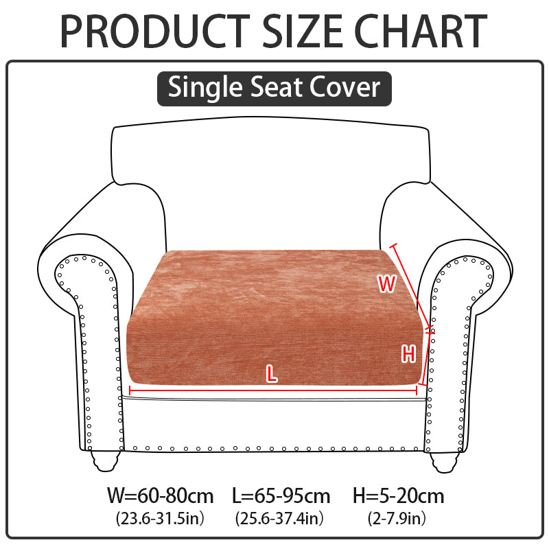 1pc solid color Chenier sofa hat suitable for all seasons, decorative sofa cover for living room and bedroom