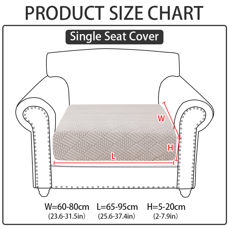 1pc checkered chenille sofa hat suitable for all seasons, simple and modern, sofa cover