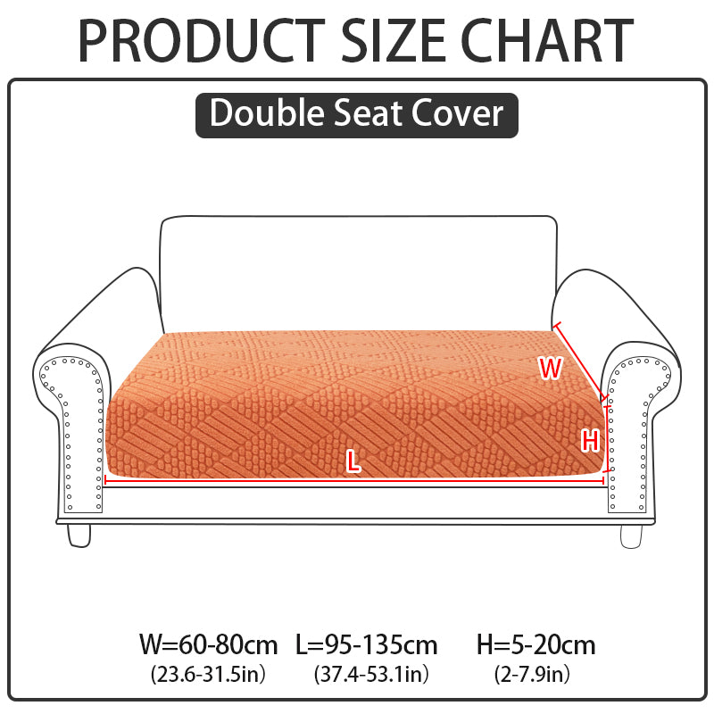 1pc checkered chenille sofa hat suitable for all seasons, simple and modern, sofa cover