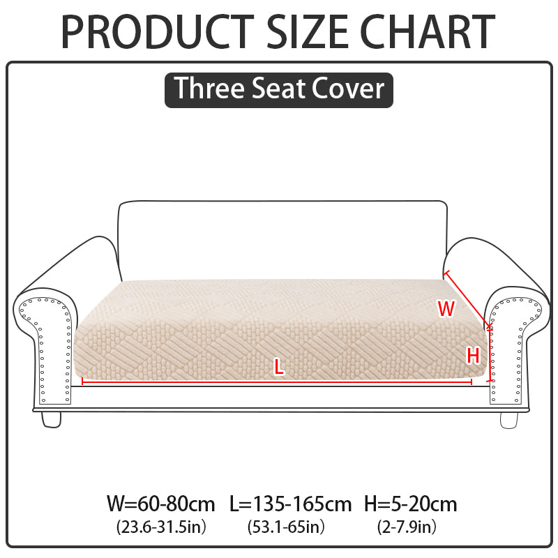 1pc checkered chenille sofa hat suitable for all seasons, simple and modern, sofa cover