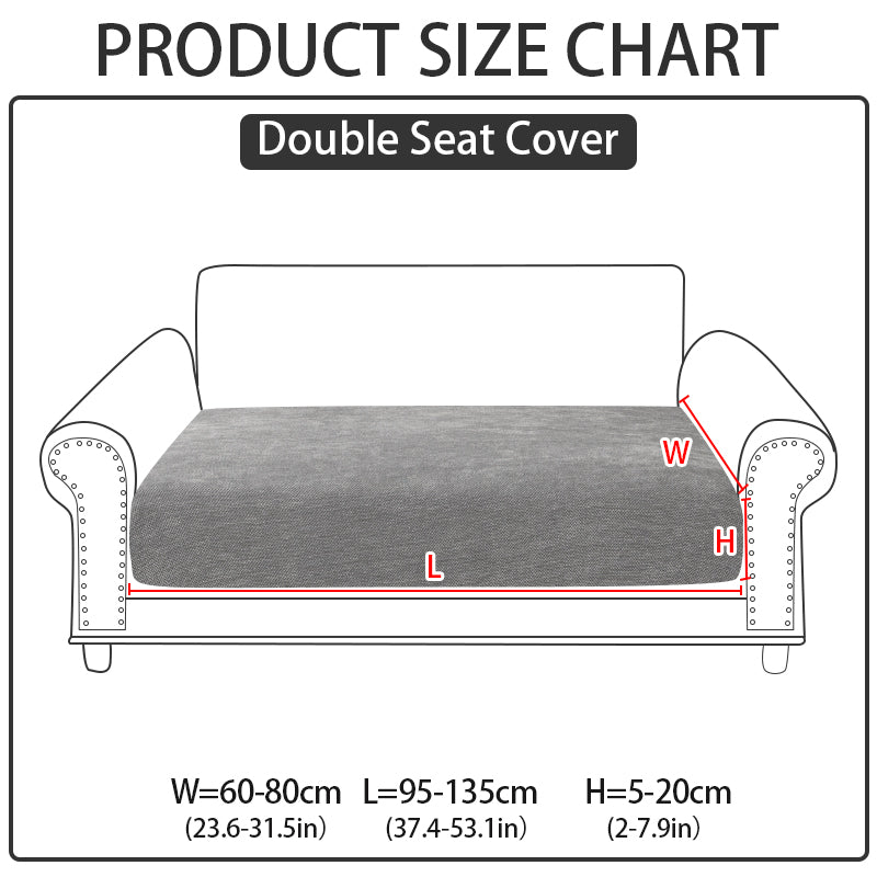 1pc solid color Chenier sofa hat suitable for all seasons, decorative sofa cover for living room and bedroom