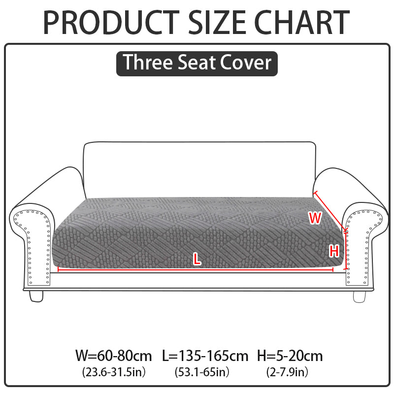 1pc checkered chenille sofa hat suitable for all seasons, simple and modern, sofa cover