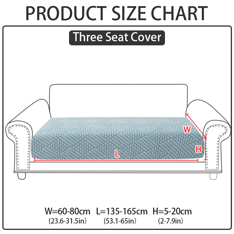 1pc checkered chenille sofa hat suitable for all seasons, simple and modern, sofa cover