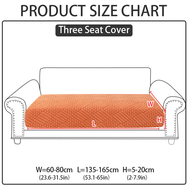 1pc checkered chenille sofa hat suitable for all seasons, simple and modern, sofa cover