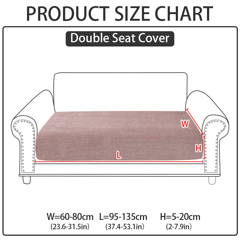 1pc solid color Chenier sofa hat suitable for all seasons, decorative sofa cover for living room and bedroom