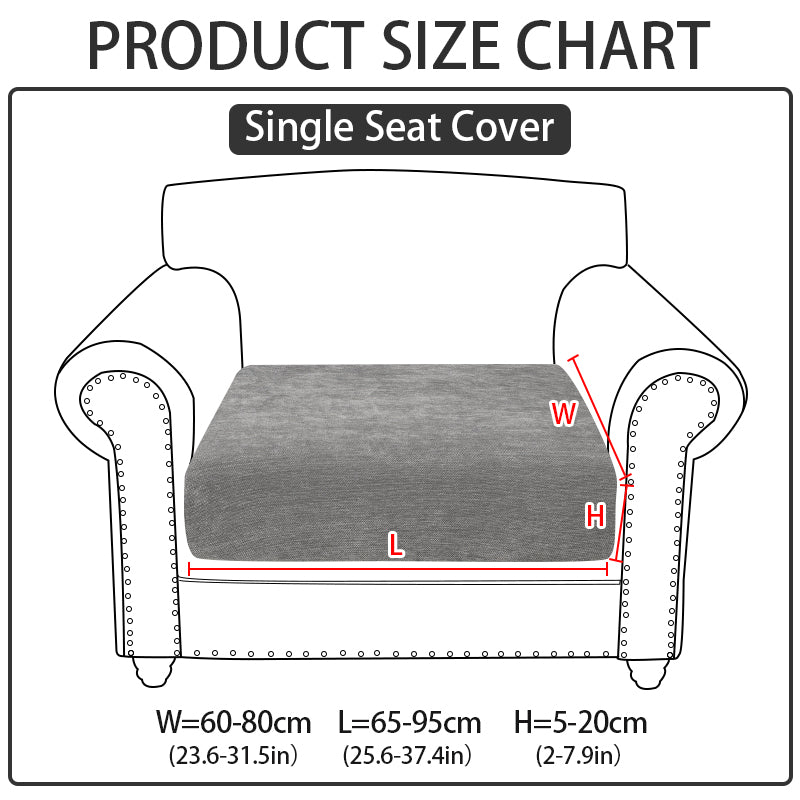 1pc solid color Chenier sofa hat suitable for all seasons, decorative sofa cover for living room and bedroom