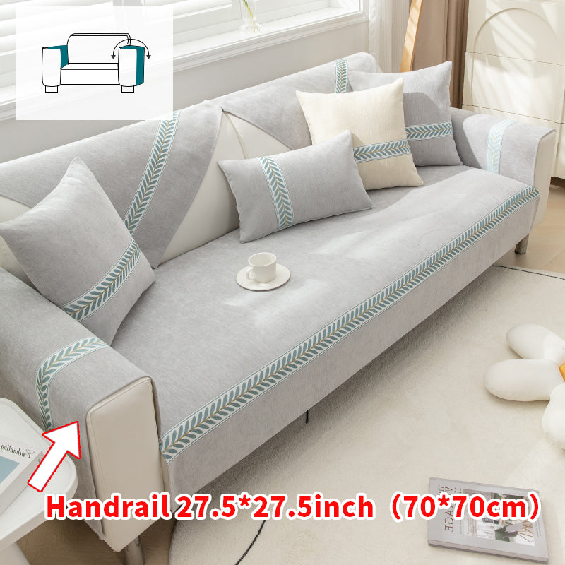 1pc solid color sofa cushion for all seasons, simple and modern, decoration for living room and bedroom, sofa cushion