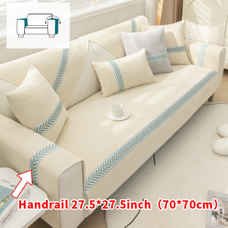 1pc solid color sofa cushion for all seasons, simple and modern, decoration for living room and bedroom, sofa cushion