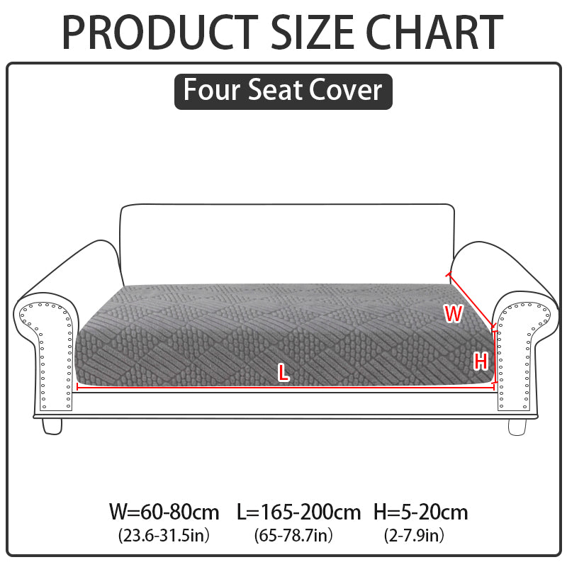 1pc checkered chenille sofa hat suitable for all seasons, simple and modern, sofa cover