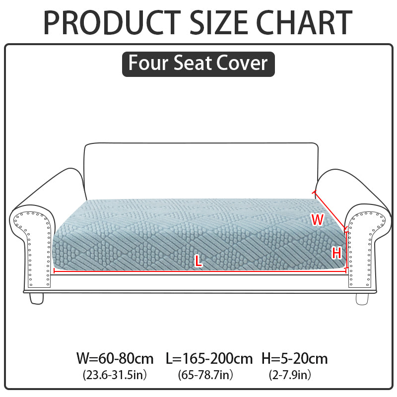 1pc checkered chenille sofa hat suitable for all seasons, simple and modern, sofa cover