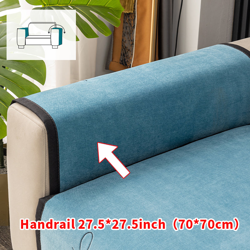 1pc embroidered chenille sofa cushion for all seasons, non slip sofa cushion cover