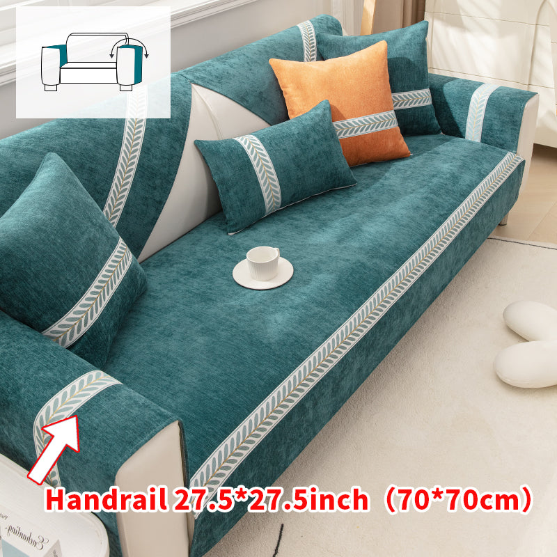 1pc solid color sofa cushion for all seasons, simple and modern, decoration for living room and bedroom, sofa cushion