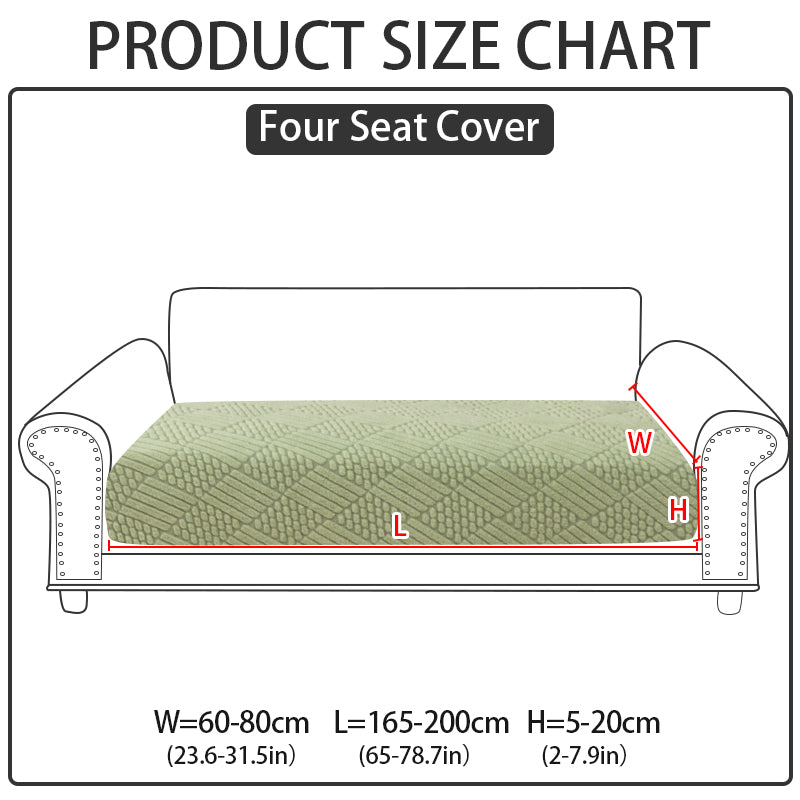 1pc checkered chenille sofa hat suitable for all seasons, simple and modern, sofa cover