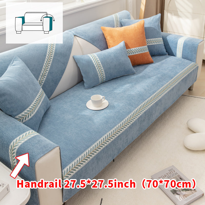 1pc solid color sofa cushion for all seasons, simple and modern, decoration for living room and bedroom, sofa cushion