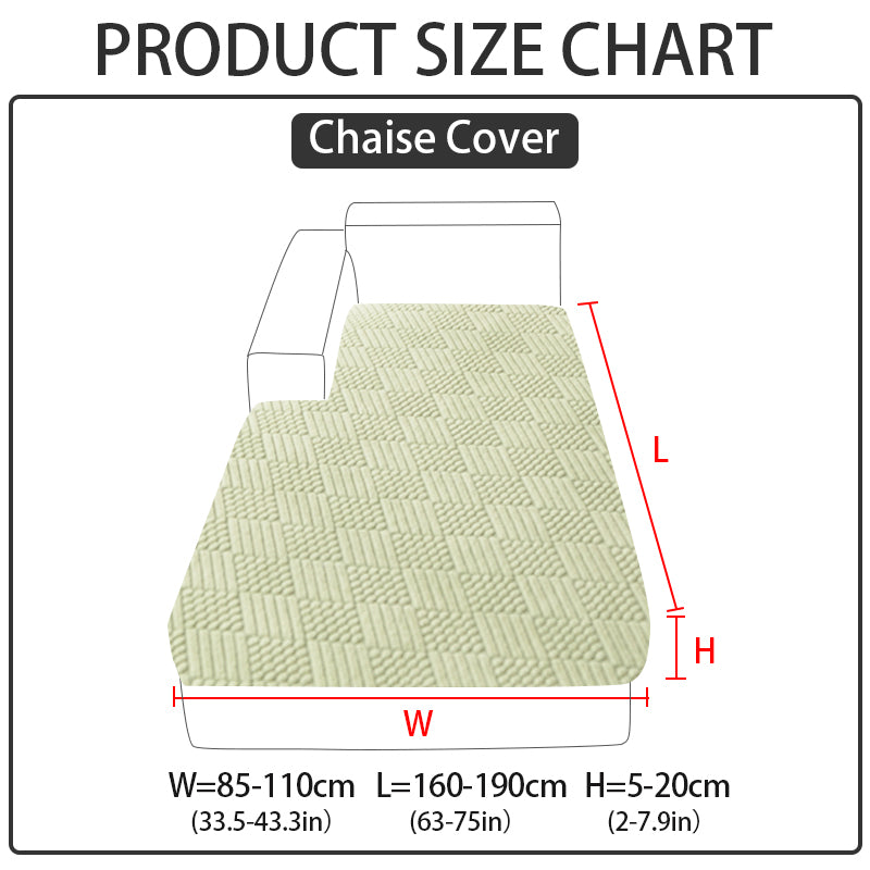 1pc checkered chenille sofa hat suitable for all seasons, simple and modern, sofa cover