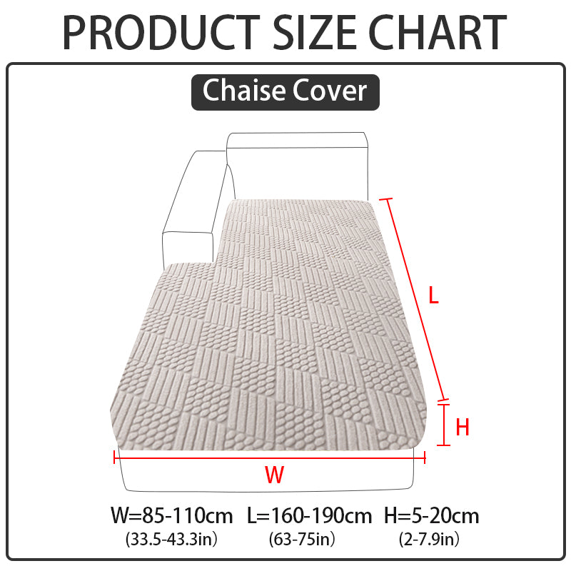 1pc checkered chenille sofa hat suitable for all seasons, simple and modern, sofa cover