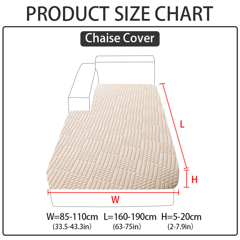 1pc checkered chenille sofa hat suitable for all seasons, simple and modern, sofa cover