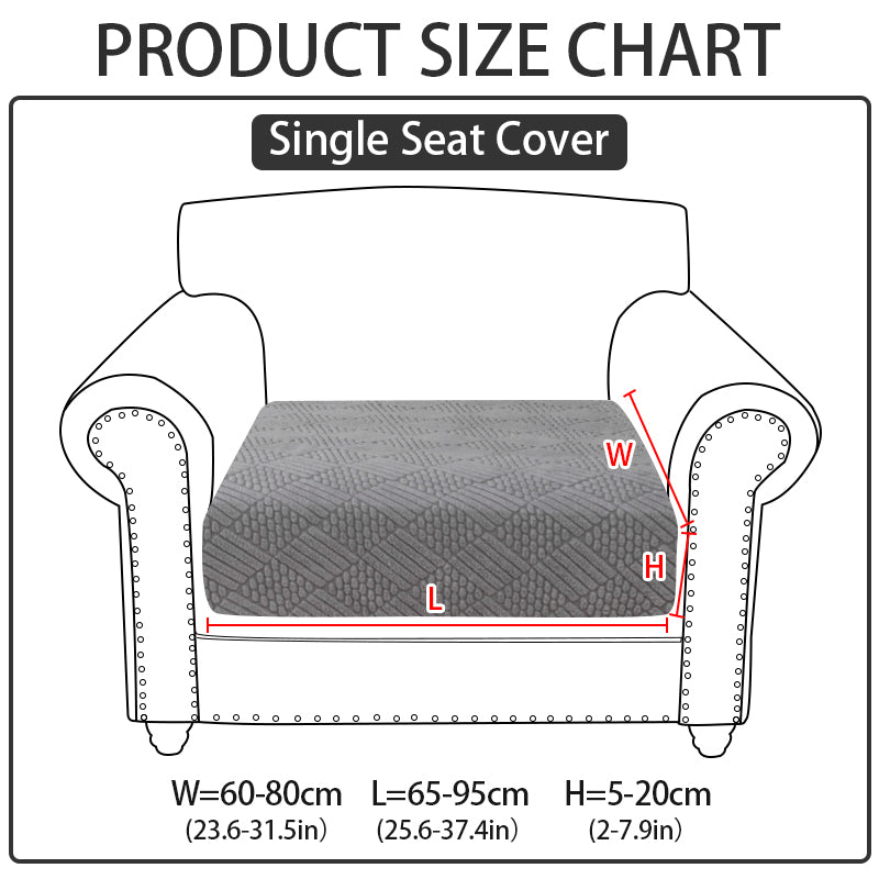 1pc checkered chenille sofa hat suitable for all seasons, simple and modern, sofa cover