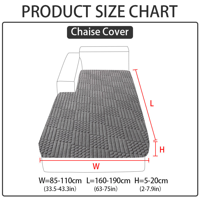 1pc checkered chenille sofa hat suitable for all seasons, simple and modern, sofa cover