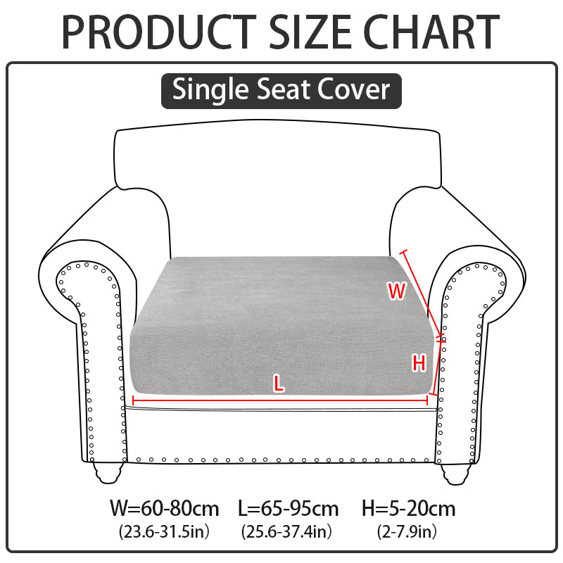 1pc solid color Chenier sofa hat suitable for all seasons, decorative sofa cover for living room and bedroom