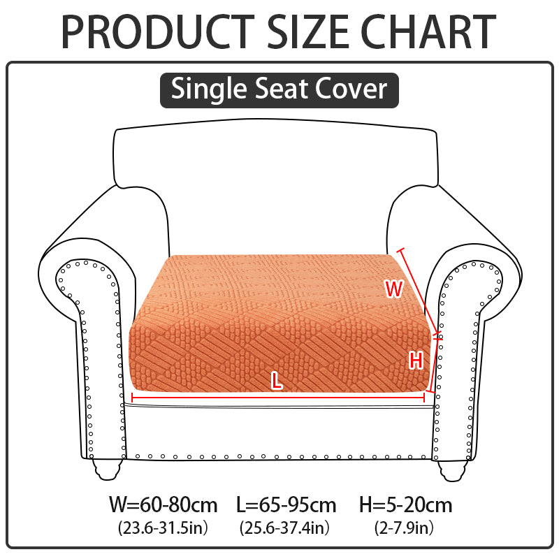 1pc checkered chenille sofa hat suitable for all seasons, simple and modern, sofa cover