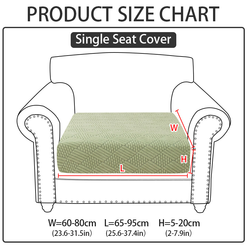 1pc checkered chenille sofa hat suitable for all seasons, simple and modern, sofa cover