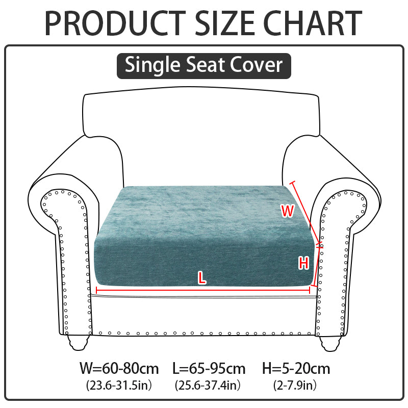 1pc solid color Chenier sofa hat suitable for all seasons, decorative sofa cover for living room and bedroom