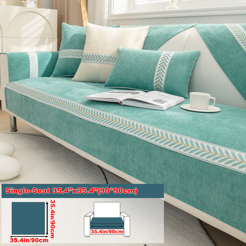 1pc solid color sofa cushion for all seasons, simple and modern, decoration for living room and bedroom, sofa cushion