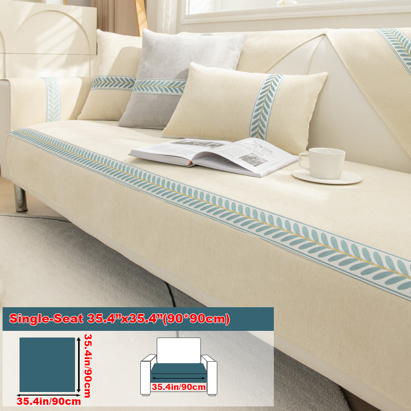 1pc solid color sofa cushion for all seasons, simple and modern, decoration for living room and bedroom, sofa cushion